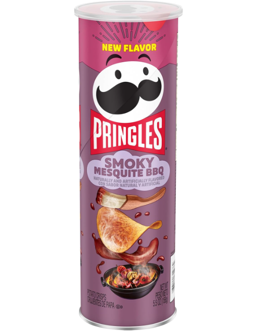 Pringles smoky mesquite bbq 158g – patatine americane gusto barbecue affumicato Mood Market