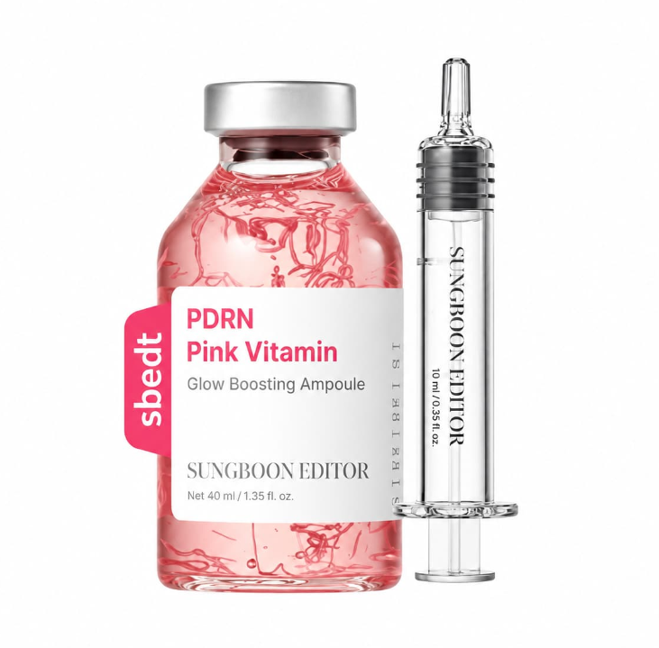 Sungboon editor pdrn pink vitamin glow boosting ampoule – ampolla viso illuminante e idratante Mood Market
