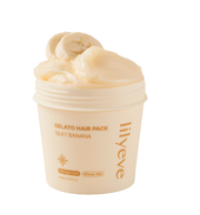 Lilyeve repair:turn gelato hair pack silky banana 200ml – maschera capelli riparatrice e lisciante Mood Market