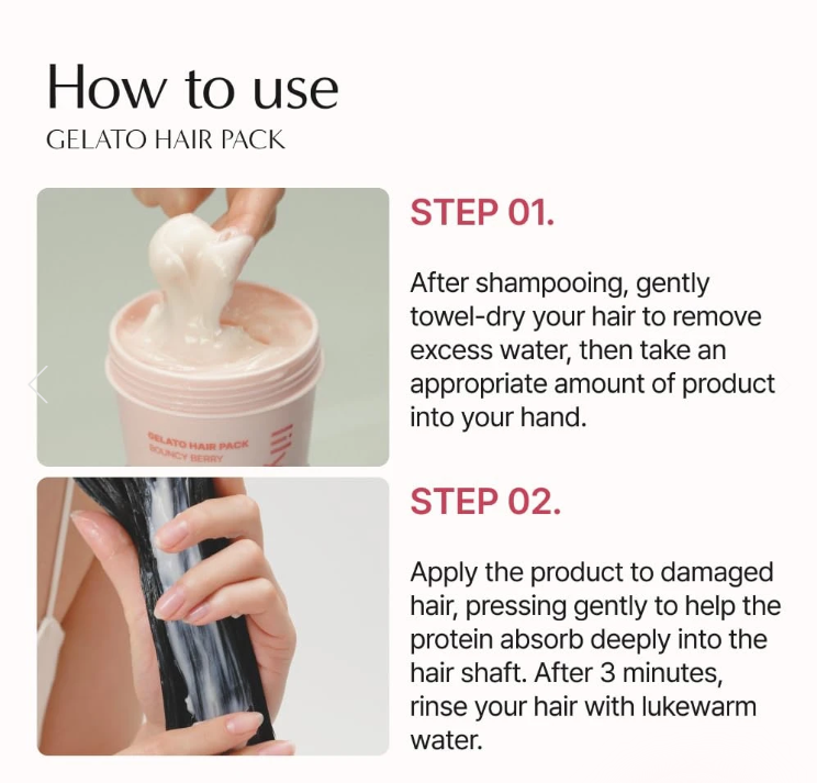 Lilyeve repair:turn gelato hair pack silky banana 200ml – maschera capelli riparatrice e lisciante Mood Market