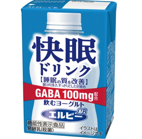 Elbee kaimin drink gaba 100mg 125ml – bevanda allo yogurt giapponese Mood Market
