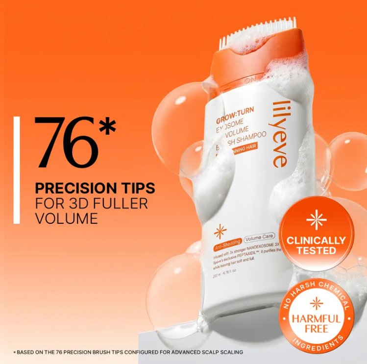 Lilyeve grow:turn 3d volume shampoo 200ml – shampoo volumizzante Mood Market