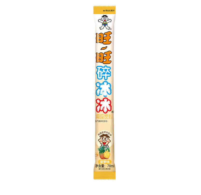 Want want sui bing bing ananas – ghiacciolo da congelare 78ml Mood Market