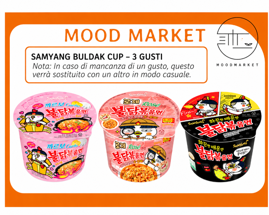 SAMYANG BULDAK CUP ASSORTITI – 3 GUSTI Mood Market