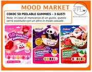 Cokoc 5d peelable gummies assortiti – 3 gusti Mood Market