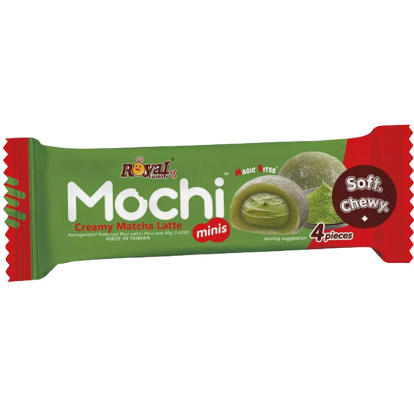Royal family mochi creamy matcha latte mini 4 pezzi 40g Mood Market