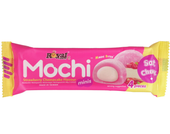 Royal family mochi strawberry cheesecake mini 4 pezzi 40g Mood Market