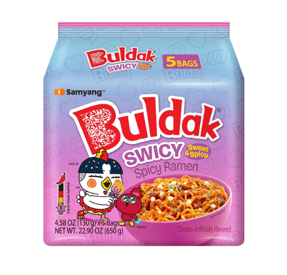 Samyang buldak swicy spicy ramen 5x130g Mood Market