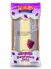 Xingmaiyu grape flavour sandwich cake 100g Mood Market