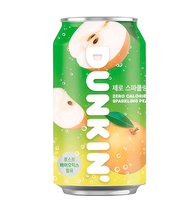 Dunkin zero calorie sparkling pear drink 250ml – bevanda gassata alla pera senza calorie Mood Market