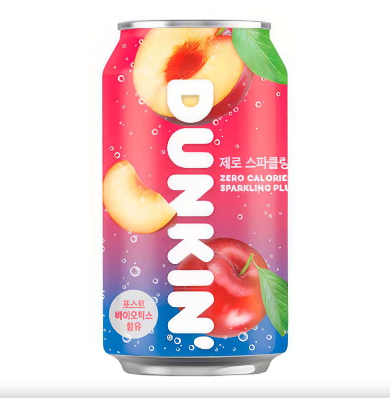 Dunkin zero calorie sparkling plum drink 250ml – bevanda gassata alla prugna zero calorie Mood Market