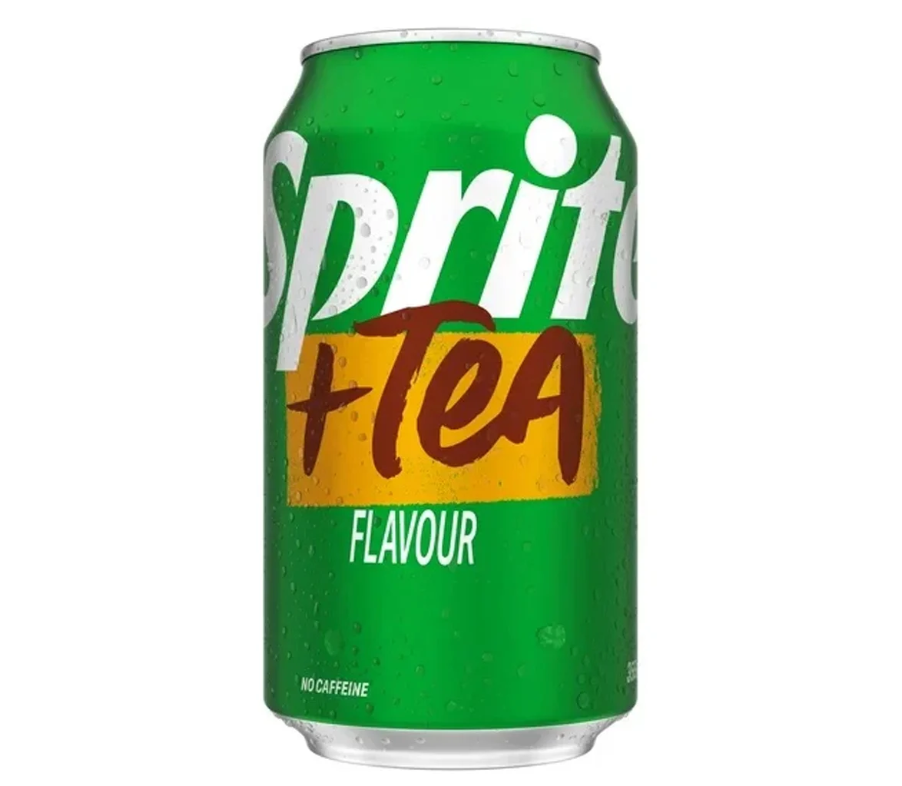 Sprite + tea flavour 355ml – bevanda gassata al gusto tè Mood Market