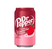 Dr pepper strawberries & cream 355ml – bevanda gassata al gusto fragola e crema Mood Market
