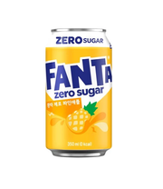 Fanta pineapple zero sugar 350ml – bevanda gassata all’ananas senza zuccheri Mood Market