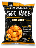 Got rice rice crackers mild chilli flavour 100g – snack croccanti di riso al peperoncino Mood Market