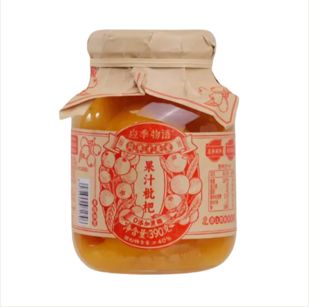 NESPOLE AL SUCCO DI PERA IN VETRO - 390 G