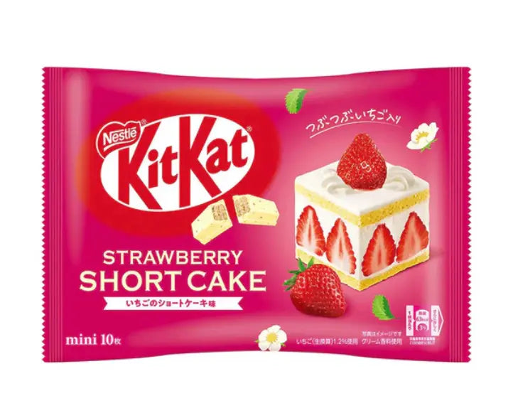 NESTLE- MINI KITKAT AL GUSTO TORTA DI FRAGOLA - 10PZ - 116G Mood Market