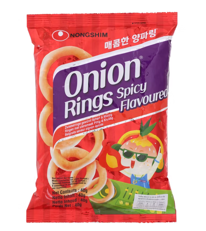NONGSHIM - ANELLI DI CIPOLLA PICCANTI - 40 G