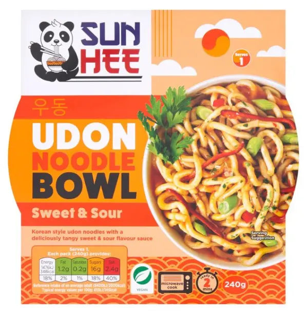 SUN HEE - UDON COREANI VEGAN AL GUSTO AGROPICCANTE - 240 G Mood Market