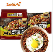 SAMYANG - NOODLES ISTANTANEI ALLA SALSA DI FAGIOLI NERI JJAJANGMYEON - 122 G X 5PZ 三养/SAMYANG