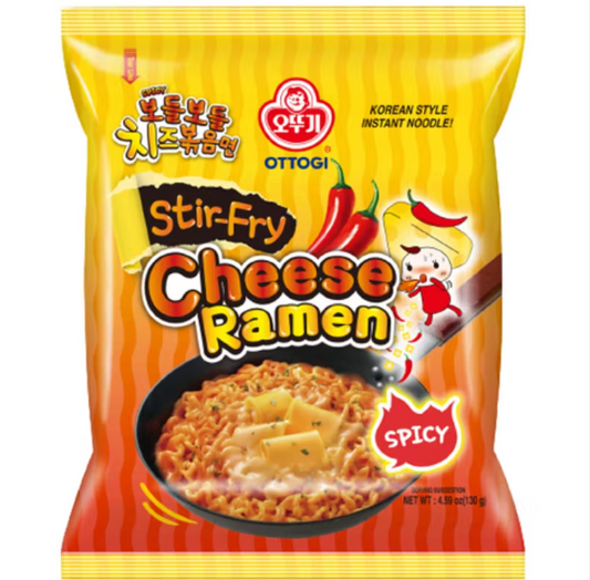 OTTOGI - NOODLES SALTATI AL FORMAGGIO PICCANTI - 130 G