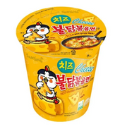 Buldak Nudeln, scharfe Hühner-Ramen mit Käsegeschmack - 70 g Becher