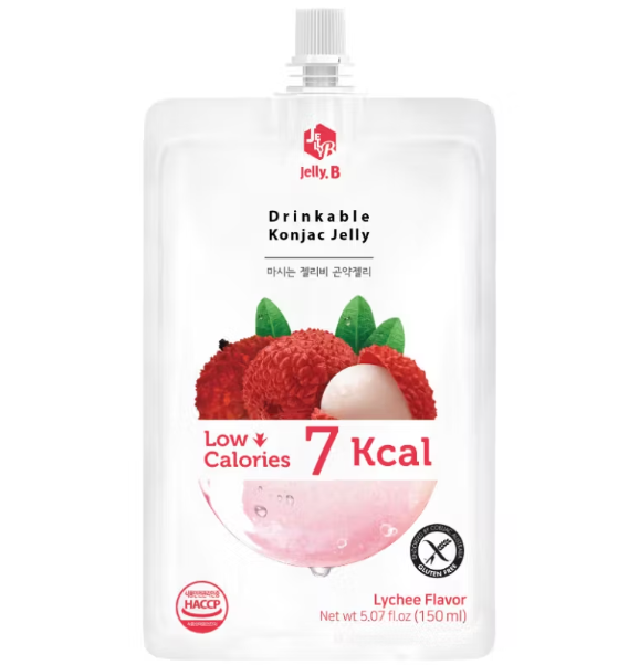 BEVANDA GELATINA DI KONJAC AL LITCHI - HALAL E GLUTEN FREE - 10PZ X 150 ML