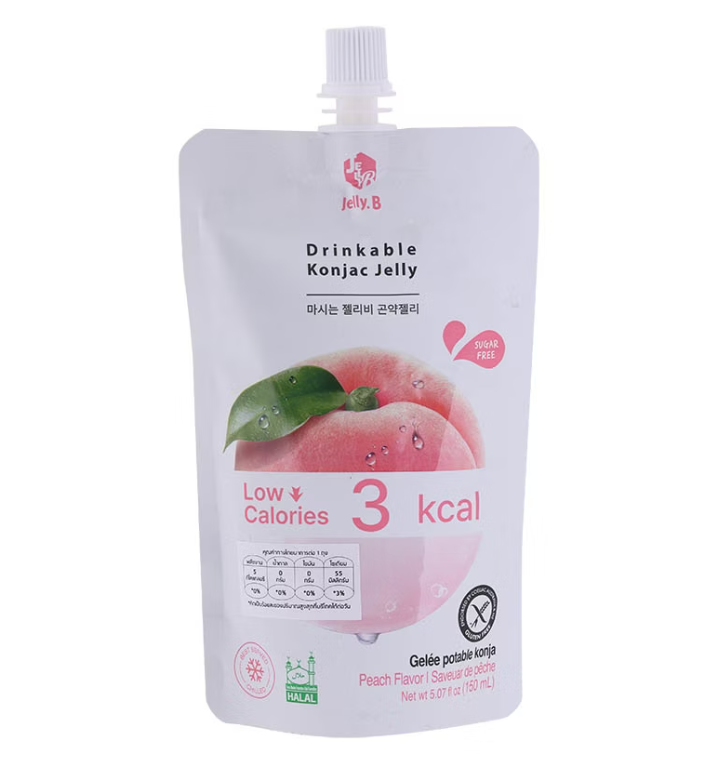 BEVANDA GELATINA DI KONJAC ALLA PESCA - HALAL E GLUTEN FREE - 10 PZ X 150 ML
