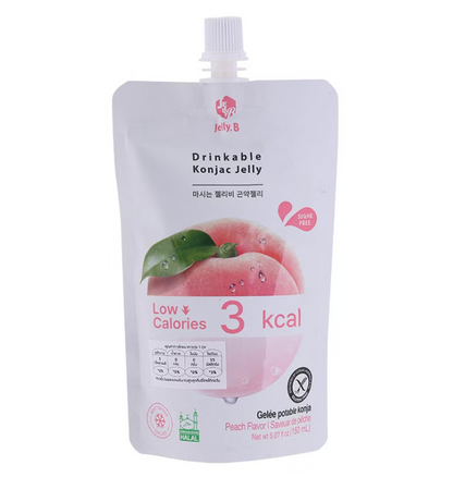 BEVANDA GELATINA DI KONJAC ALLA PESCA - HALAL E GLUTEN FREE - 10 PZ X 150 ML