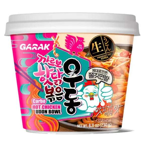 UDON AL GUSTO DI HOT CHICKEN CARBONARA COREANI - BOWL DA 230 G Mood Market