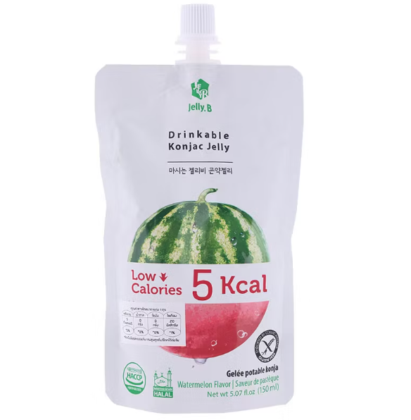 BEVANDA GELATINA DI KONJAC ALL'ANGURIA - HALAL E GLUTEN FREE - 10 PZ X 150 ML