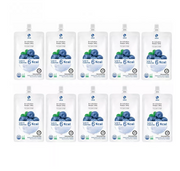 Blaubeer-Konjak-Geleegetränk – Halal und glutenfrei – 10 Stück à 150 ml