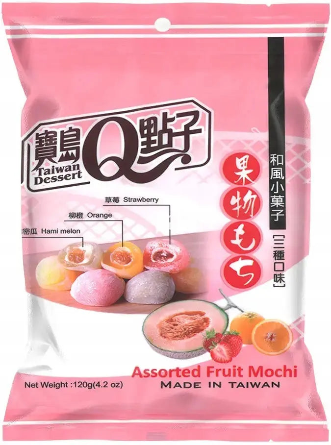 MOCHI A TRE GUSTI (MELONE, FRAGOLA, ARANCIA) – 120 G 鑫乐