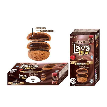 UNICO - LAVA BITES COOKIES DI BURRO AL RIPIENO DI CIOCCOLATO 200G