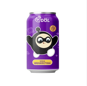 QDOL BEVANDA GASSATA - SODA AL GUSTO DI UVA - 330ml