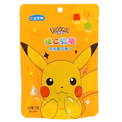 CARAMELLE GOMMOSE ALLA FRUTTA POKÉMON - 75 G Leda Food
