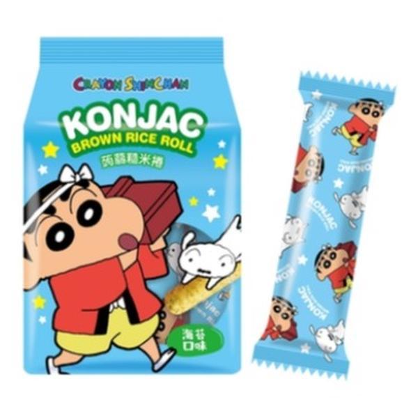 CRAYON SHINCHAN ROTOLO DI RISO INTEGRALE KONJAC GUSTO ALGA SALATO 130G
