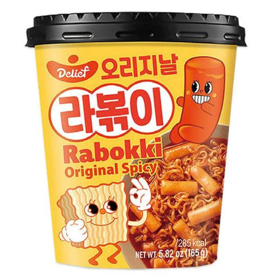 GNOCCHI DI RISO ISTANTANEI CON RAMEN, RABOKKI IN SALSA PICCANTE IN CUP