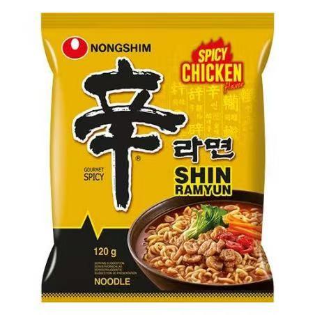 NONGSHIM- SHIN RAMYUN NOODLES ISTANTANEI AL POLLO PICCANTE 120G