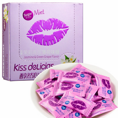 CARAMELLE GUSTO GELSOMINO E MENTA 50g-KISS DELICIAS