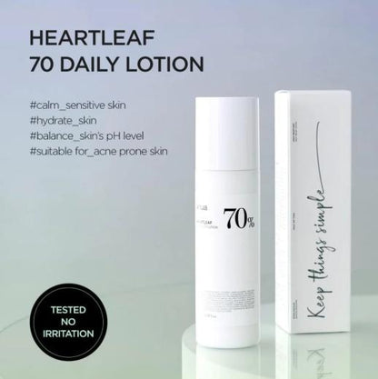 ANUA HEARTLEAF 70 DAILY LOTION 200ML