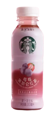 STARBUCKS - BEVANDA DI TÈ NERO AL NATA DI MIRTILLO E FRAGOLA - 330ML 今日