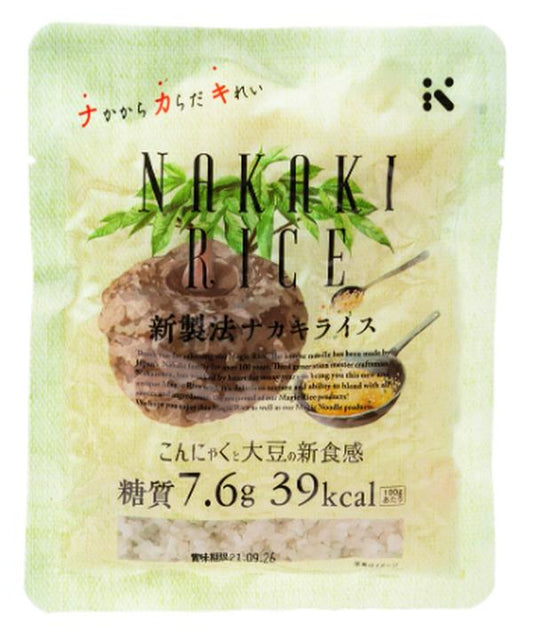 RISO DI KONJAC 180G CIBO SALUTARE CON 7.6G DI ZUCCHERI E 39KCAL