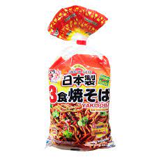 ITSUKI YAKISOBA 3PZ - NOODLES SALTATI PRONTI