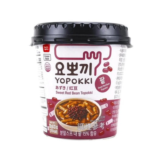YOPPOKKI GNOCCHI DI RISO COREANI AI FAGIOLI ROSSI 120G