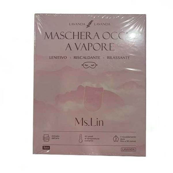 MASCHERE A VAPORE PER OCCHI LAVANDA 5PZ