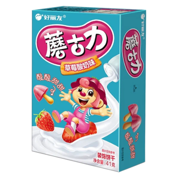 HLY - BISCOTTI AL GUSTO DI YOGURT E FRAGOLA - 41G