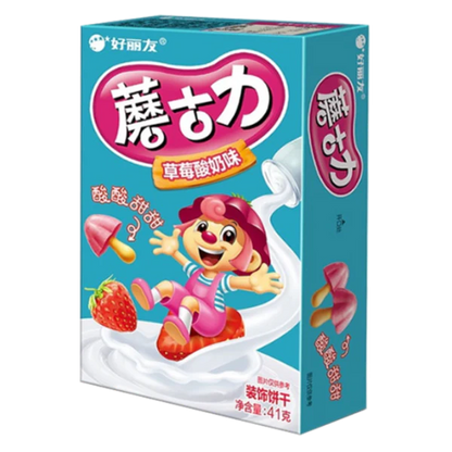 HLY - BISCOTTI AL GUSTO DI YOGURT E FRAGOLA - 41G