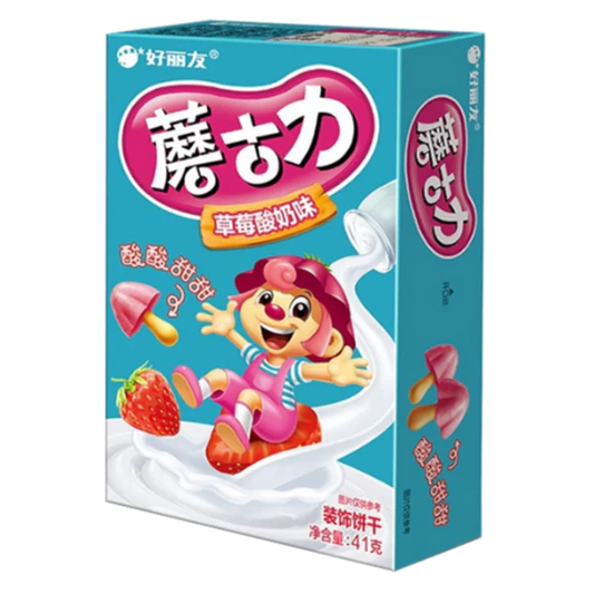 HLY - BISCOTTI AL GUSTO DI YOGURT E FRAGOLA - 41G