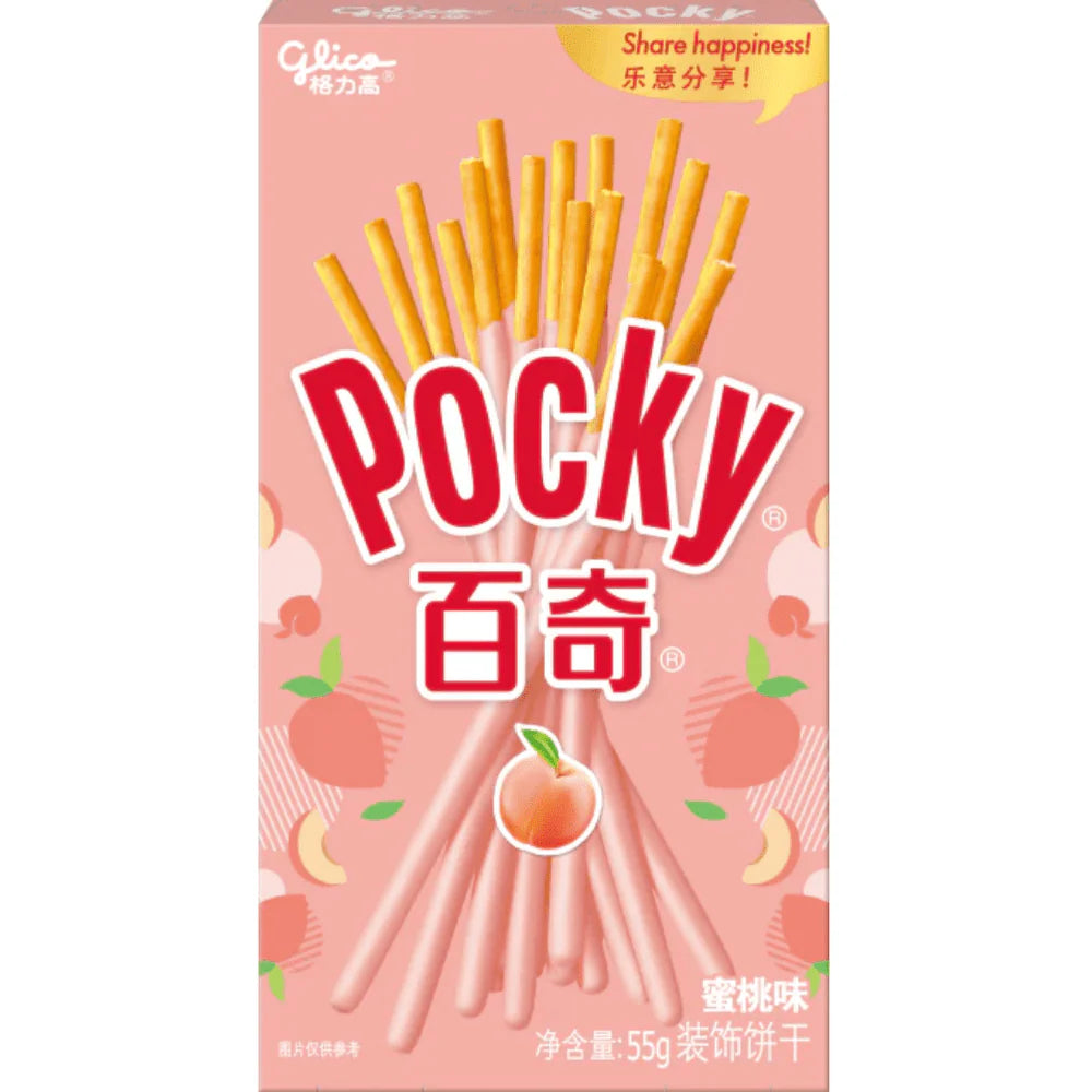 POCKY STIKS CON CREMA PESCA 55G